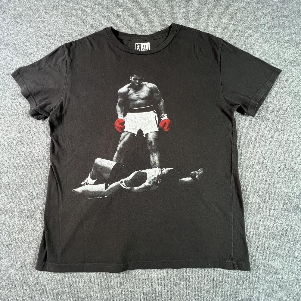 American Classics Muhammad Ali vs. Sonny Liston T-Shirt Men's M Black Cotton